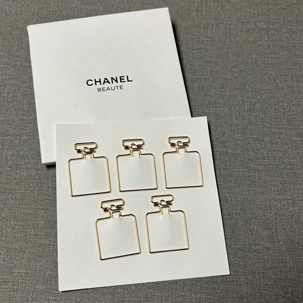 Chanel set of 5 bookmarks